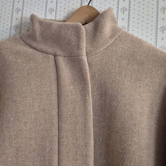 J. Crew Italian Stadium Cloth Wool Blend Cocoon Coat - Picture 4 of 16